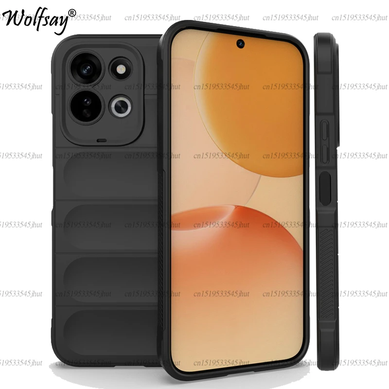 Stoßfeste Handyhülle für Xiaomi Redmi 17, rutschfeste weiche Silikon-Rückabdeckung für Redmi 17, Hülle für Redmi 17 Funda 6,9 Zoll