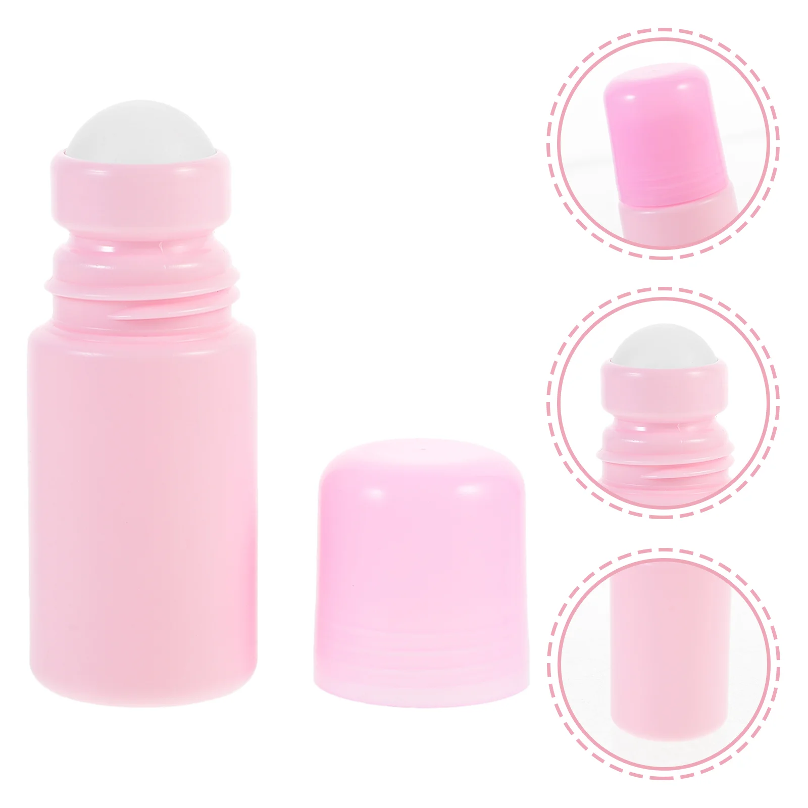 10 Pcs Drink Essential Oil Roller Bottle Mini Spray Bottles Perfume Container Dispenser Pink Plastic Baby