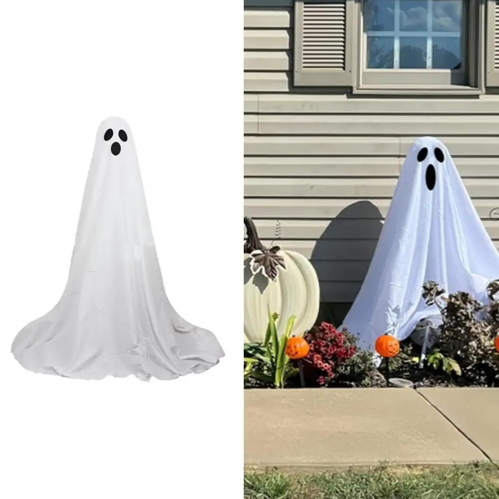 Haunted House Decorations Spooky Halloween Ghost Decorations for Front Porch Yard Set of 2 Outdoor Ornaments with Battery for A