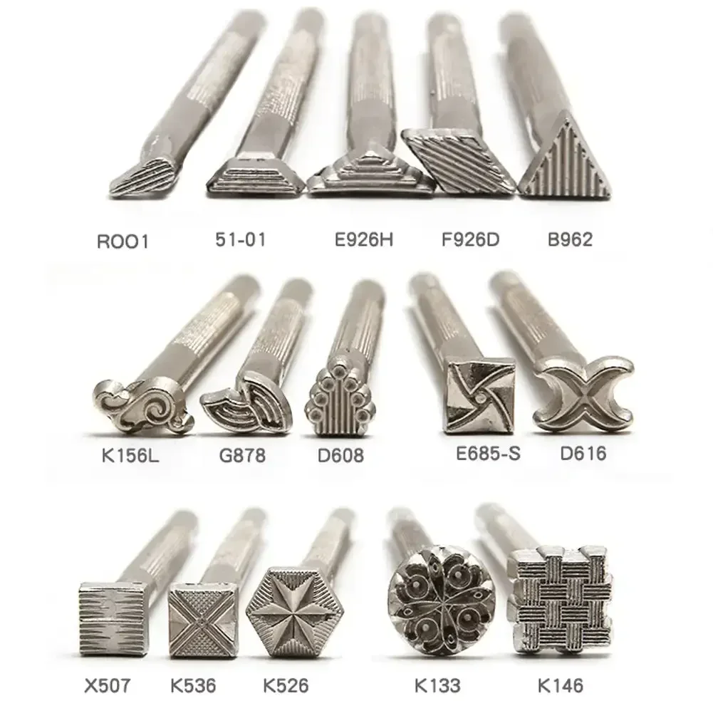 Leather Stamping Printing Tools Kit, Metal Punch Tool, Stamp Wax, Craft Punch Stamps, Seal, Carving Craft Tool, 1Pc