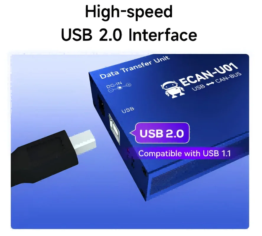 CAN2.0 Debugger CAN to USB Converter Bus Analyzer COJXU ECAN-U01 CAN-BUS Bidirectional USB2.0 2-Way Isolated Transceiver