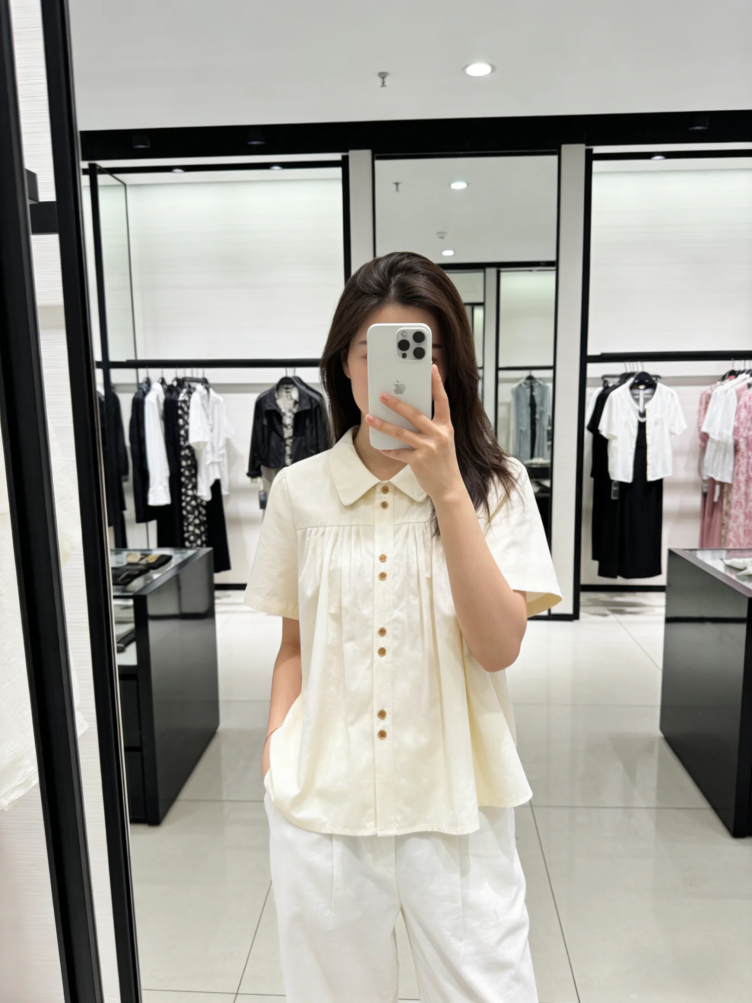 Camisa Puning para Mujer, Estilo Veraniego, Ultra Popular, Juvenil, Manga Corta, Talla Grande, Hermosa Blusa Coreana Holgada con Botones