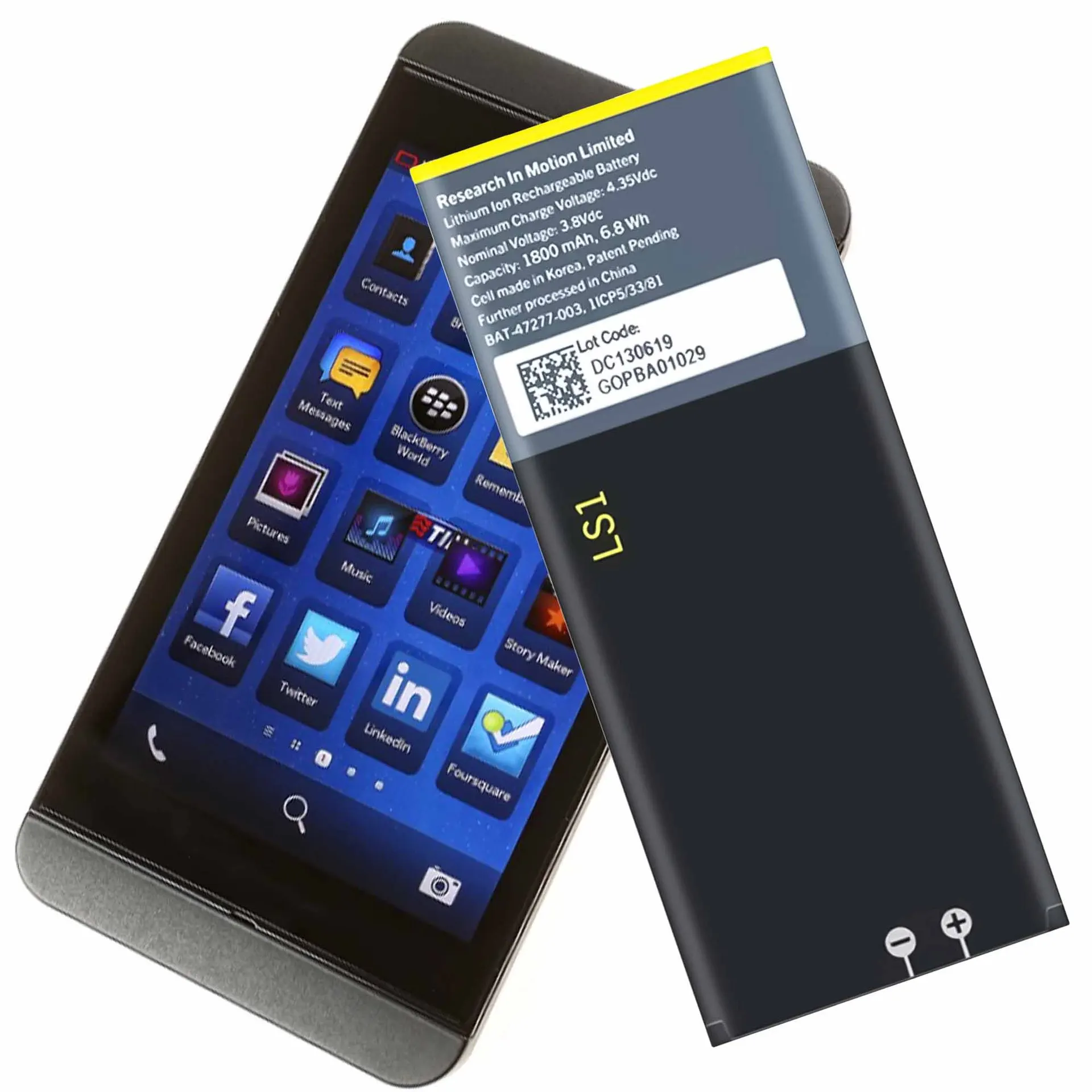 LS1 Replacement Battery For BlackBerry Z10 STL100-2-1-3 BBSTL100-4W BAT-47277-003 Mobile Phone High Quality Batteries