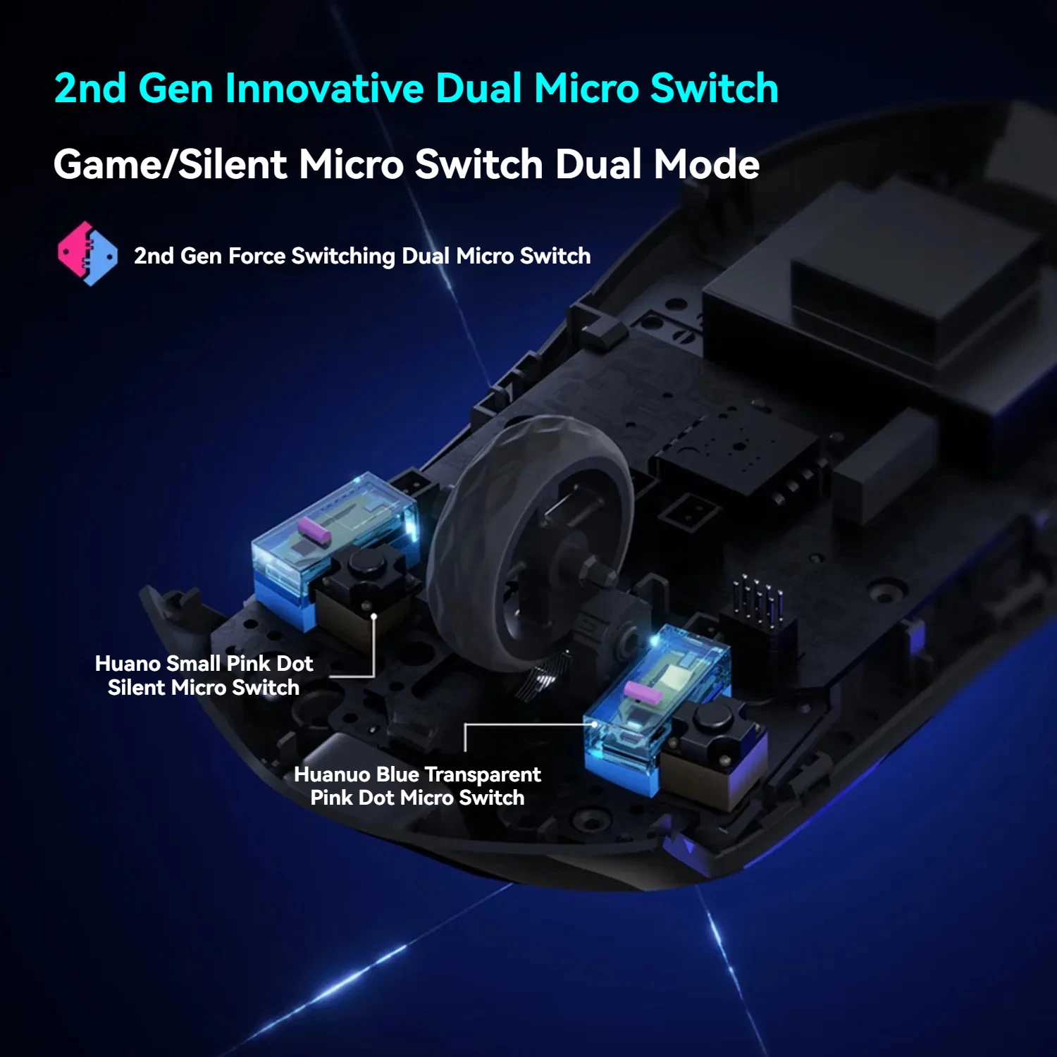EDIFIER HECATE G2Mpro Wireless Gaming Mouse 3-Mode Silent/Gaming Dual Micro Switch Toggle Esports Paw3311 55g Lightweight Gifts