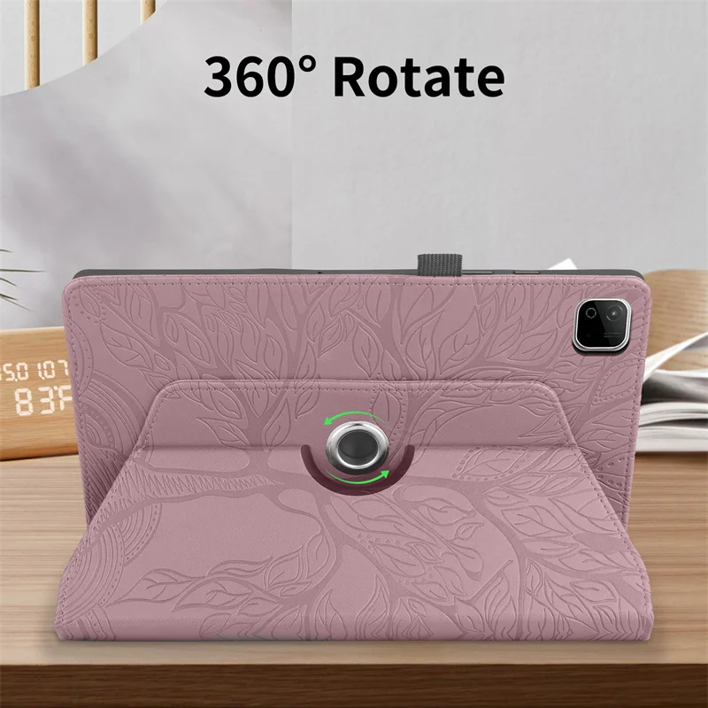 Case For Honor Pad X9B Max Cover 13 inch Embossed 360 Rotating PU Leather Stand Cover For Honor Pad X9 Max X9B Max Tablet Case