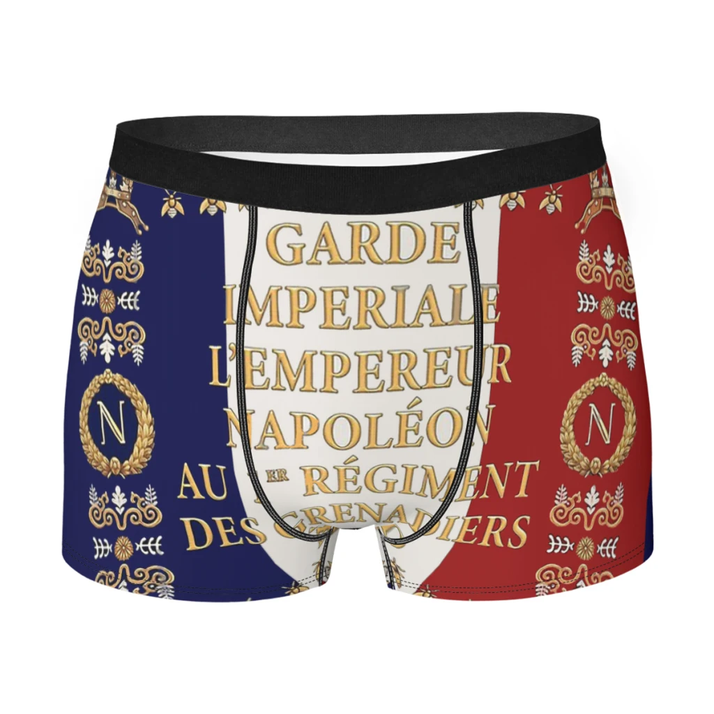 Napoleonic French 1er Garde Imperiale  Underpants Breathbale Panties Man Underwear Comfortable Shorts Boxer Briefs