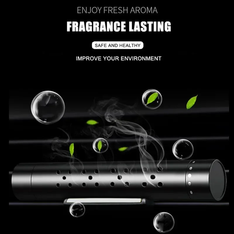 Car Air Freshener Vent Clip Auto Interior Perfume Diffuser, Long-Lasting Scent for Vehicles 6 Styles, Refillable Car Accessories