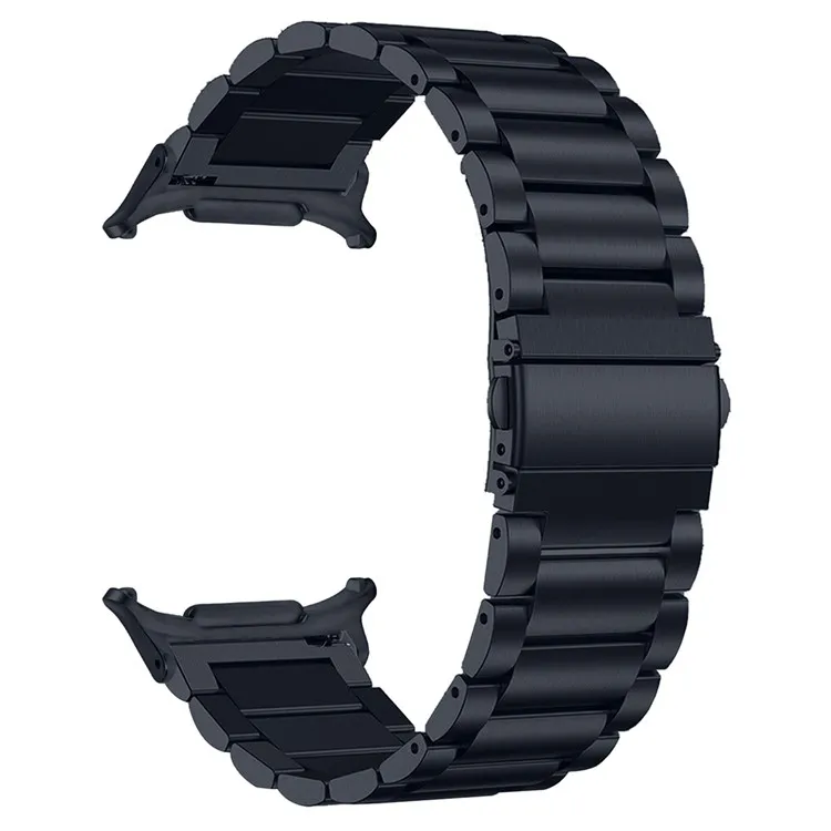 

For Samsung Galaxy Watch Ultra 47mm Replacement Strap 3-Bead Stainless Steel Smart Watch Band, Grey