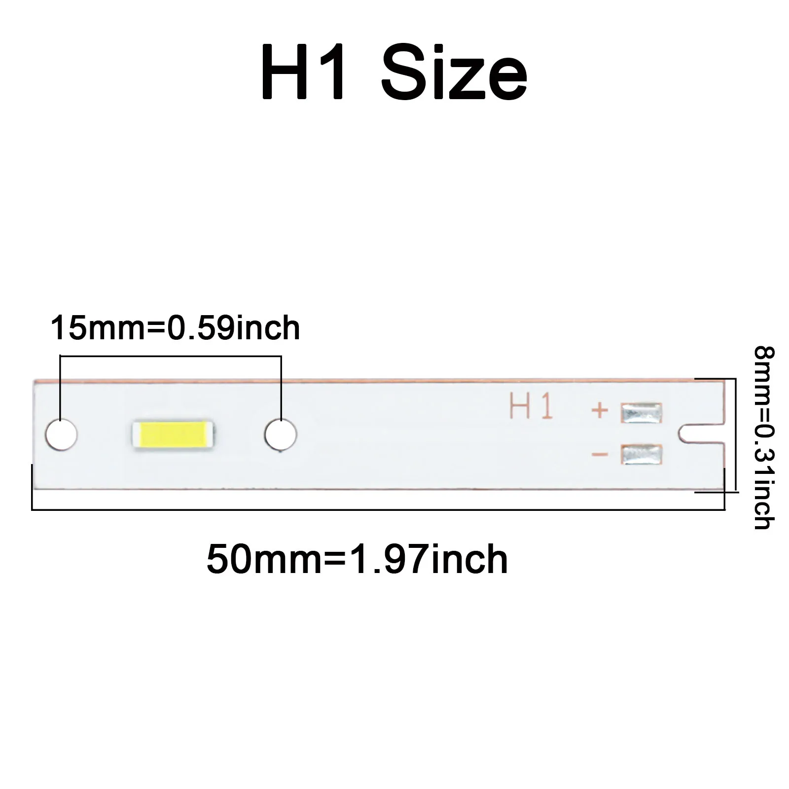 1 pz substrato di rame ad alta potenza led faro per auto lampada tallone 1860 CSP H7 H3 H1 Chip DC9-10V bianco freddo fendinebbia automatico