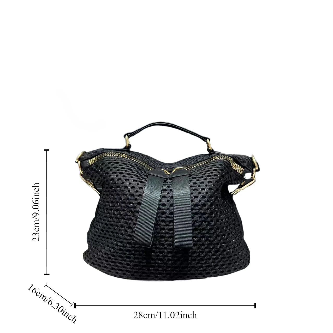 Women's Fashion Lightweight Crossbody Bag Large Capacity Portable Soft Shoulder Handbag — zdjęcie 5