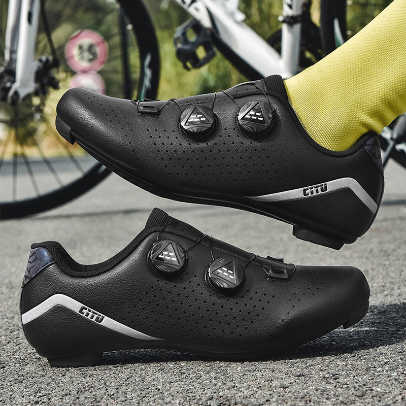 Speed Cycling Sneakers Road Bike Shoes Men Women Sports Route Cycling Shoes Self-locking Racing Bicycle Cleats Shoes for Shimano view 6