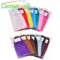 7colors/pack Silky EP Fiber Fluffy Synthetic Fly Tying Fibers Soft Material For Parachute Posts Emerger Shucks Trout Flies