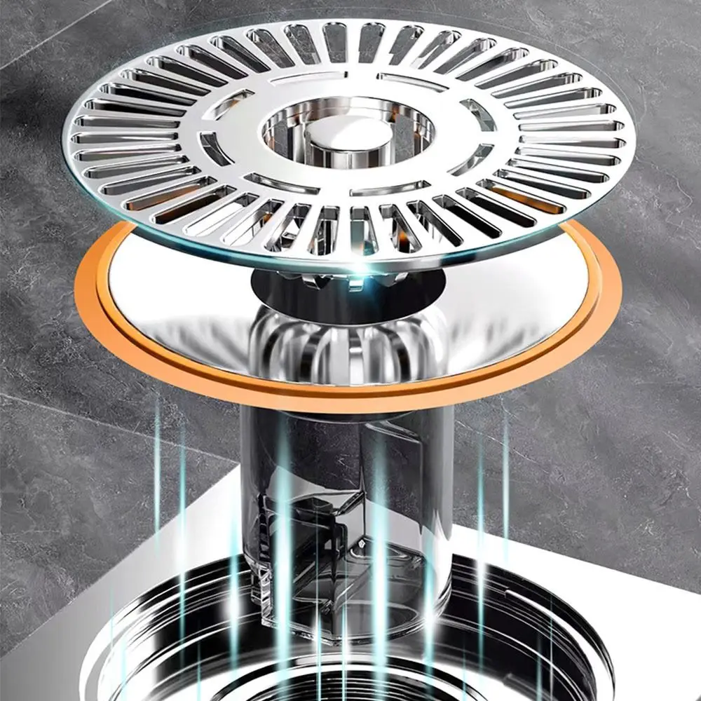 Portable Anti Odor Floor Drain Core Removable Colander Basin Drain Filter Insect Prevention Sewer Strainer Plug