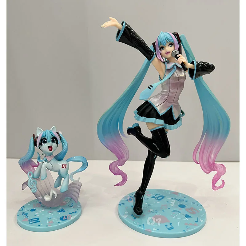 vocaloid-hatsune-miku-figure-my-little-pony-bishoujo-pinkie-pie-fluttershy-1-7-anime-pvc-action-figure-toy-collection-modle-doll