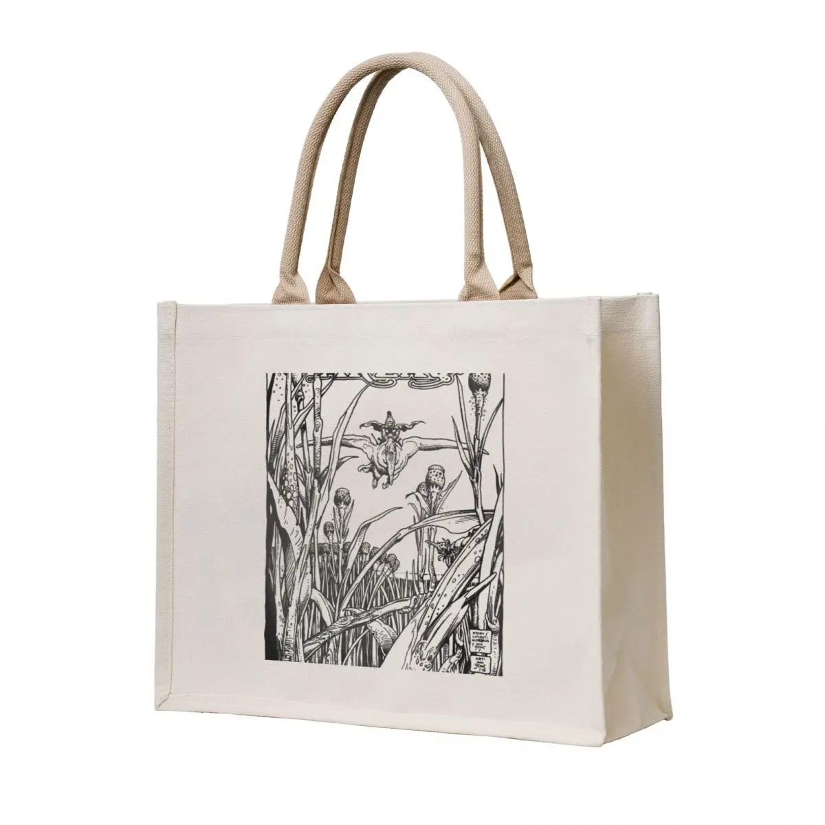 

Arzach Moebius Jean Giraud William Stout Tote Bag shopper bags for women Handbags shopping bag logo shopping cart bags