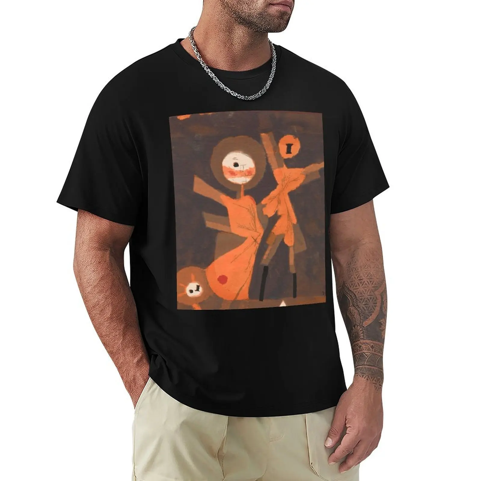 

Flower Family V, Paul Klee T-Shirt T-shirts oversize anime Men's t-shirts