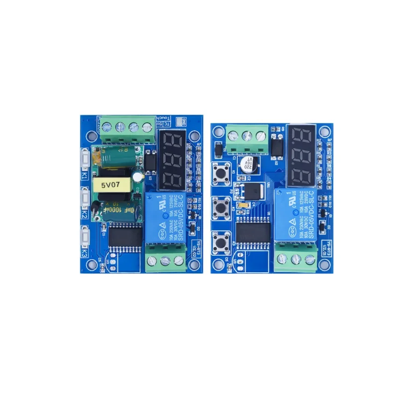 Nieuwe 12V/220V Multi-Mode Vertragingsrelaismodule Kan Met Regelmatige Tussenpozen Worden In-En Uitgeschakeld