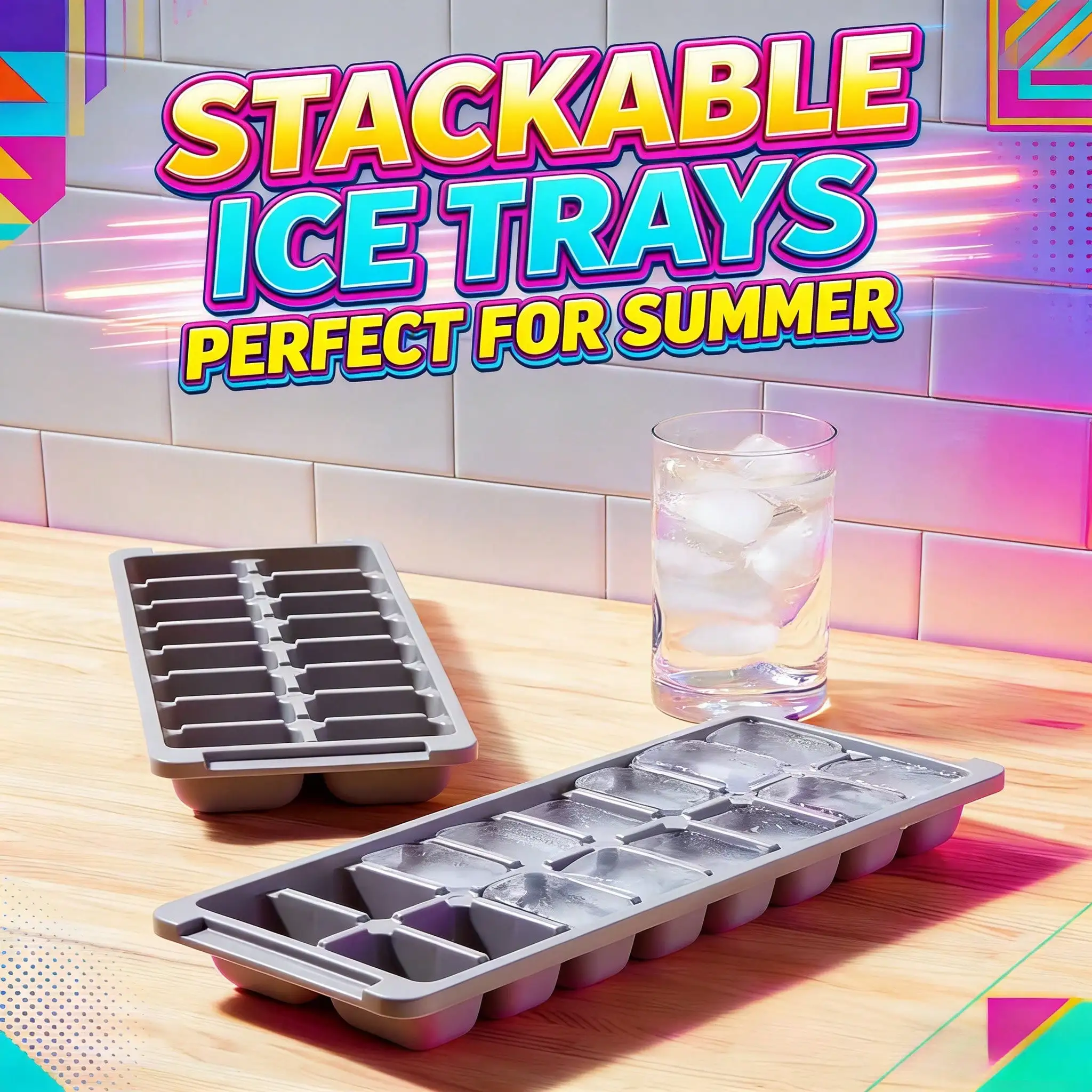 

2pk Plastic Ice Trays - Room Essentials™