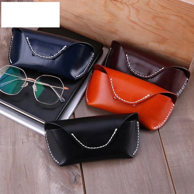 Class Quality Luxury Brand Leather Waist Bag Mens Womens Real Cow Leather Sunglasse Eyeglasses Box Case Bag Vintage Belt Bag Men