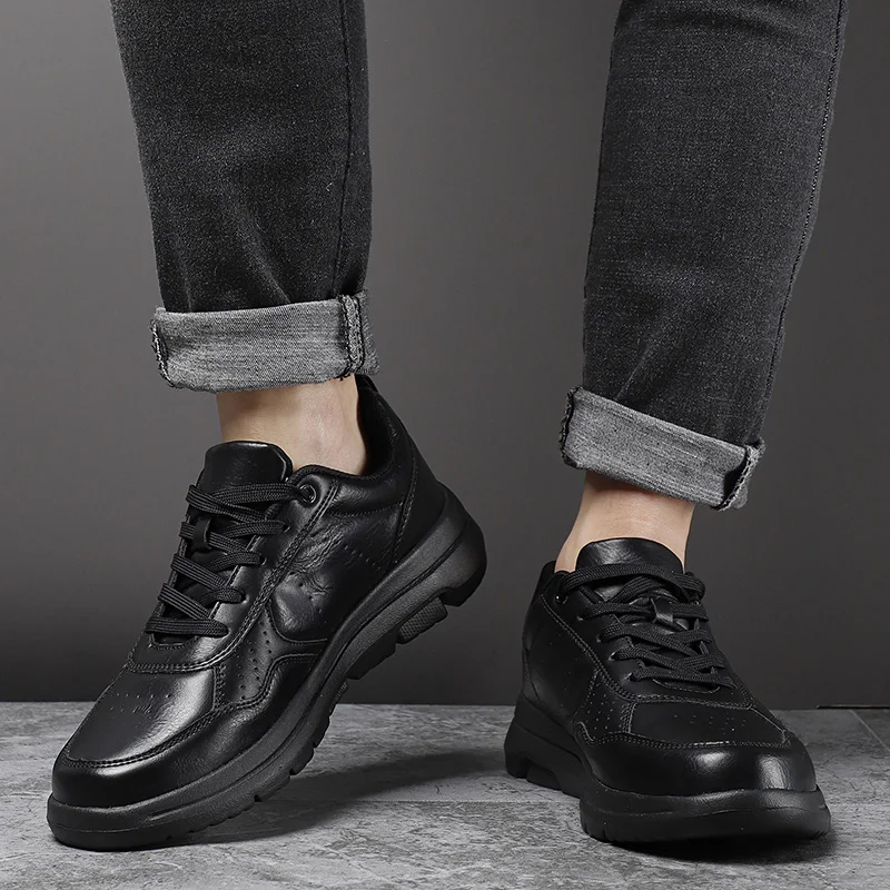 Men Shoes Sneakers Trend Casual Shoes Breathable Leisure Male Sneakers Men Non-slip Footwear Men Leather Shoes