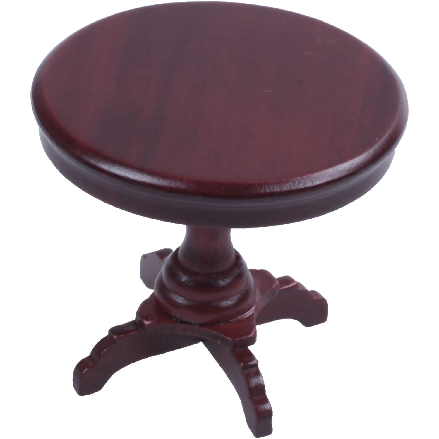 1/12 Dollhouse Wooden Furniture Miniature Round Table