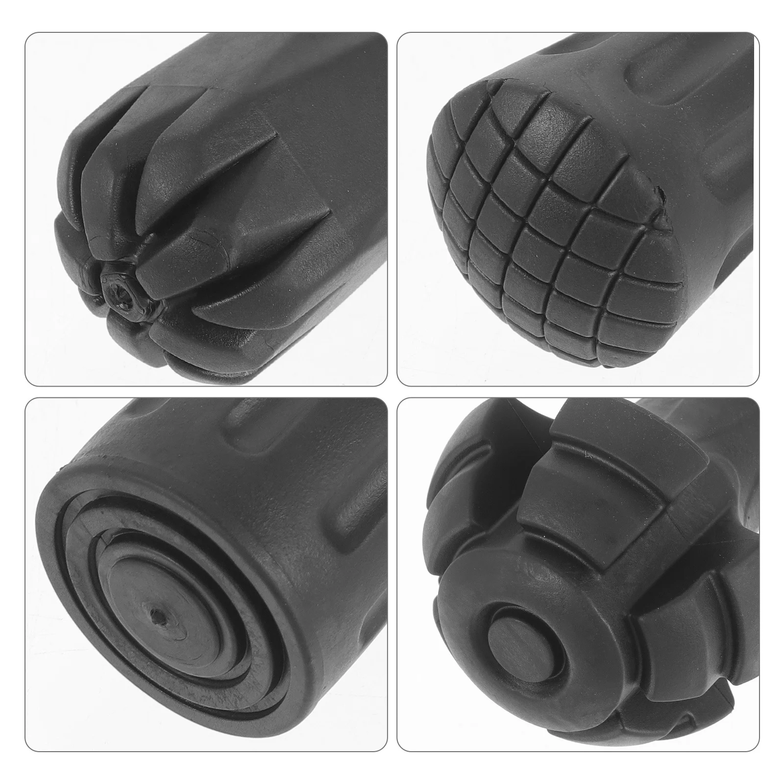 

5 Pcs Trekking Pole Cover Walking Stick Crutch Tip Tips Replacement Rubber Head Accessories Cane Parts Replacements Hiking