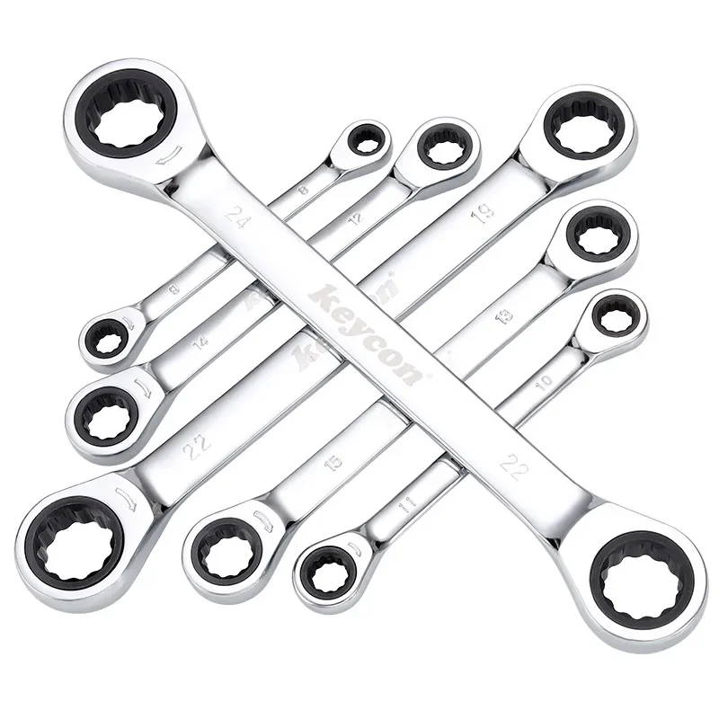 

Hot Sale 8-19mm Activities Ratchet Gears Ratchet Wrench Double Head Spanners Gears Multi Combination Wrenches Nut Spanner Amagi