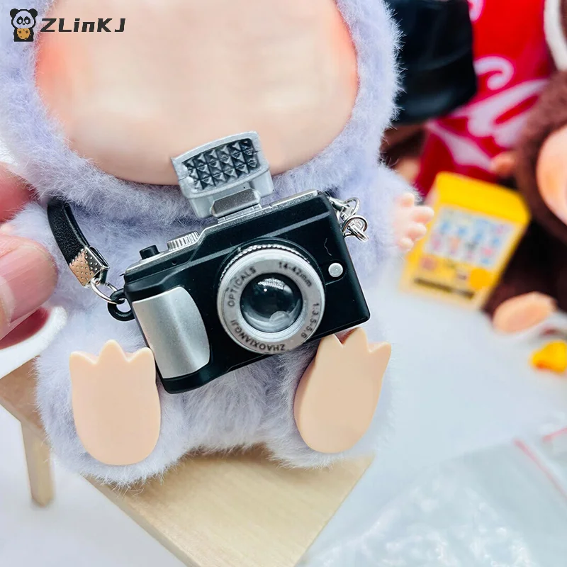 ▶ 1PCS 인형의 집 미니어처 디지털 SLR 카메라 모델 인형 액세서리