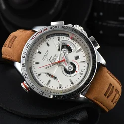 Top Hot Sale Brand Watches For Mens Classic Multifunction Automatic Date WristWatch Business Chronograph AAA+ Quartz Clocks