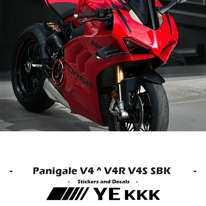 Voor Ducati Supersport Panigale V4 V 4S V4r Sbk 2022 2023 2024 Italiaanse Driekleurige Vlaggen Voor Vleugels 3d Winglet Flank Sticker Sticker Sticker