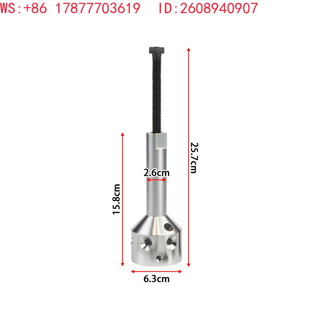 Wheel hub remover suitable for 5/8-inch belt drive and 1/2-inch