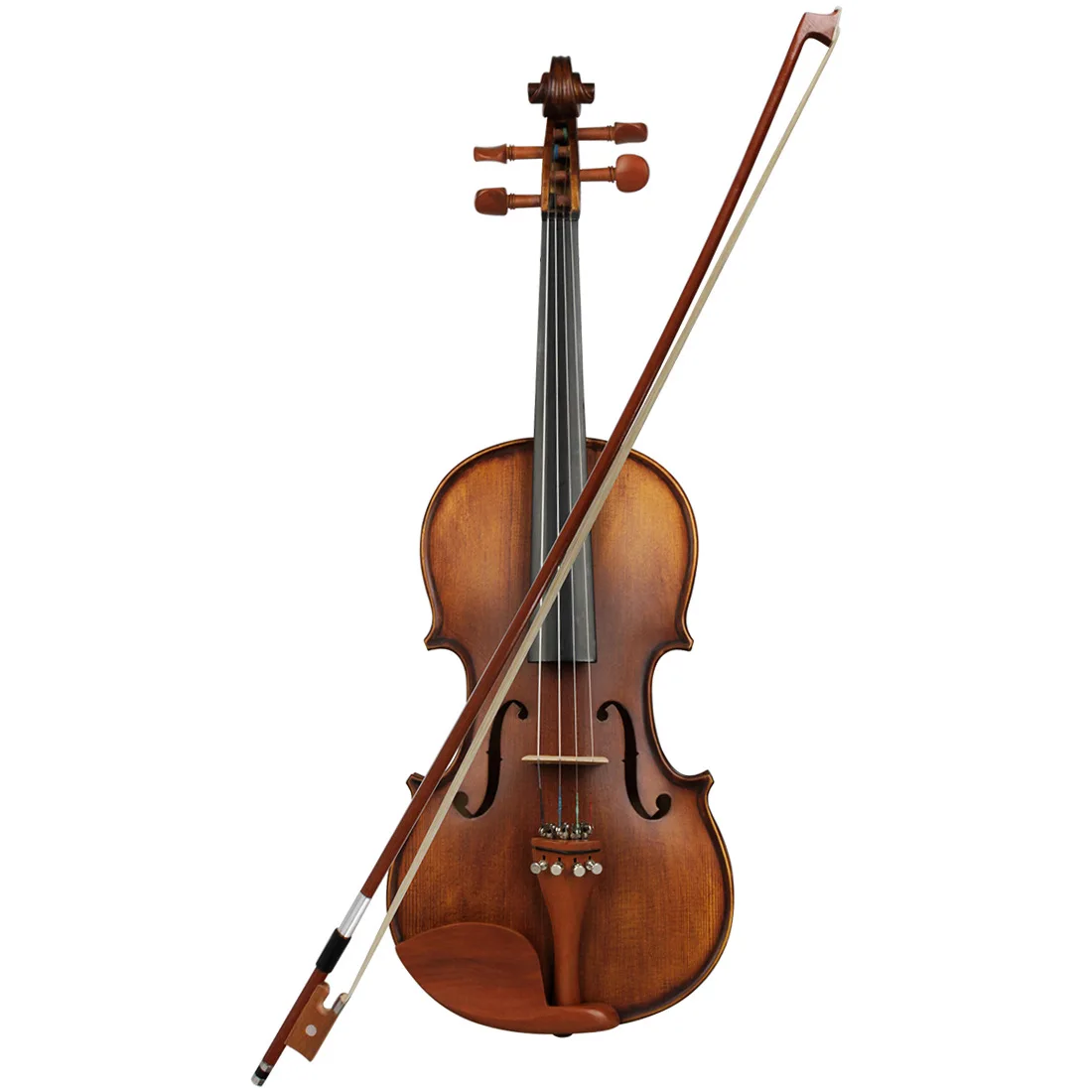 

Hooqu Wholesale Exquisite Craft Adult Children Universal Antique Violin 4/4 With Accessories