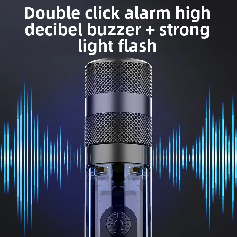 LED Strong Light Flashlight Anti Peeping Self Defense Explosion Flash SOS Signal Telescopic Zoom Rechargeable Battery Flashlight
