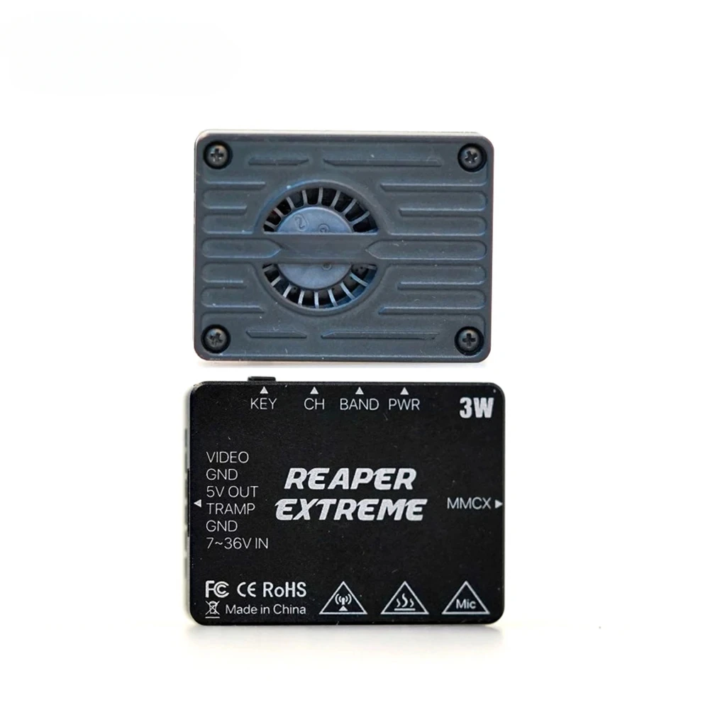 5.8G Reaper Extreme 3W 72CH VTX 25mW 200mW 500mW 1.5W 3W Adjustable VTX FPV Parts