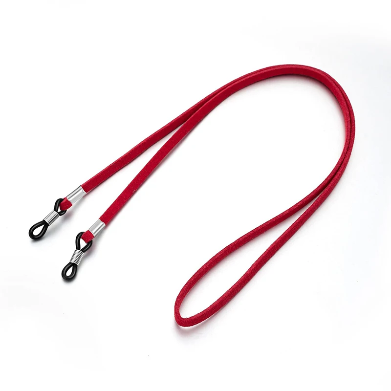 70cm Leather Strap Glasses Lanyard Women's Neck Cord Solid Color Glasses Chain Men's Sunglasses Eyeglasses Rope Eyewear Holder image 5