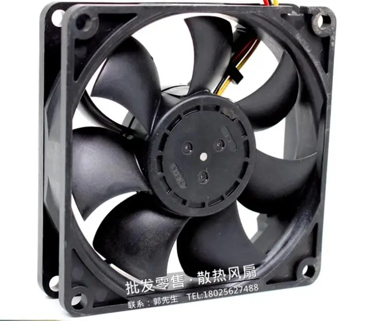 NMB 08020SS-20N-EL DC 20V 0.17A 80x80x20mm 3-Wire Server Cooling Fan