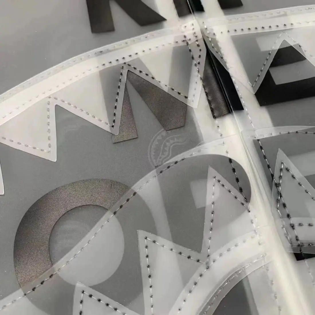 Fashion Shark Letter Backpack Men Sport Style Transparent Large Capacity Rucksack Women Waterproof Lightweight Unique Backpack