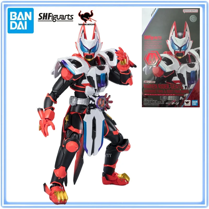 

Original Bandai KAMEN RIDER GEATS S.H.Figuarts LASERBOOST FORM&BOOST FORM MARK 2 Action Figure Model Gift Hobbies Collectible