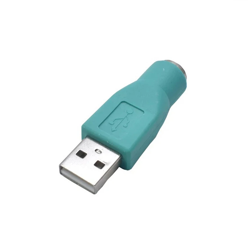  1PCS PS2 Female To USB Male Adapter For Computers PC Laptop Mouse Keyboard USB Male to PS2 Adapter Converter Connector