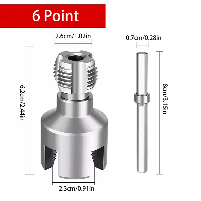Pprppe Pipe Thread Cutting Tool Electric Drill Compatible Pvc Pipe Threader Kit DN15 DN20 Pipe Pvc Pipe Thread Cutting Tool