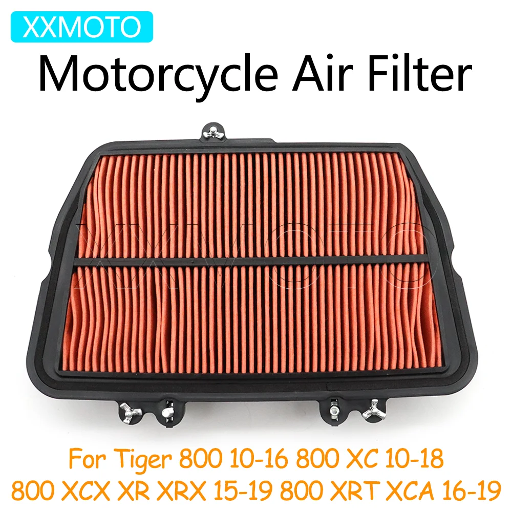 

For Tiger800 Tiger 800XC 800XCX 800XR 800 XC XCX XR XRX XRT XCA 10-19 Air Filter Intake Cleaner System Motorcycle Accessories