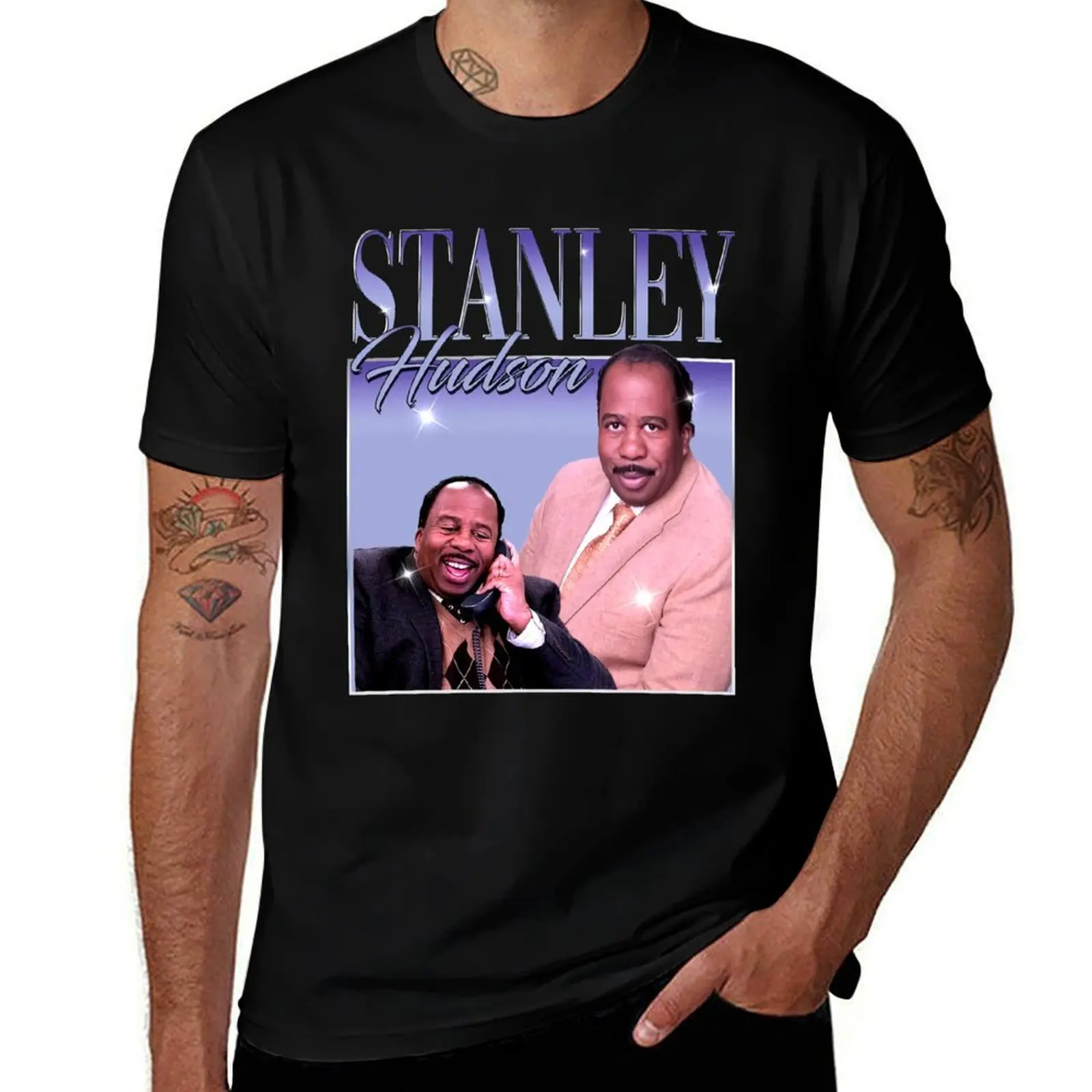 

The Office Stanley Hudson Leslie David Baker 90s Crewneck Vintage Mug 11oz 15oz Birthday Thanksgiving Christmas T-Shirt
