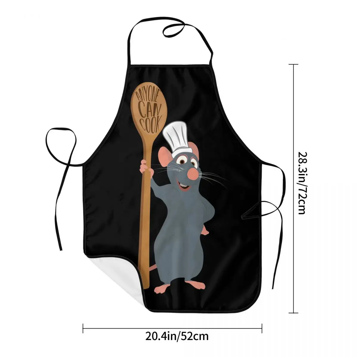 Great Chef Ratatouille Remy Apron Kitchen Chef Cooking Baking Bib Men Women Anyone Can Cook Tablier Cuisine for Painting