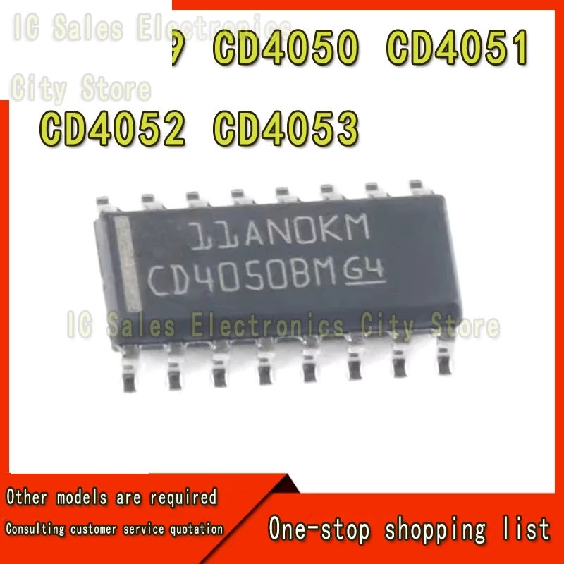 CD4049 4050 4051 4052 4053BM96 parche SOP-16 10 piezas