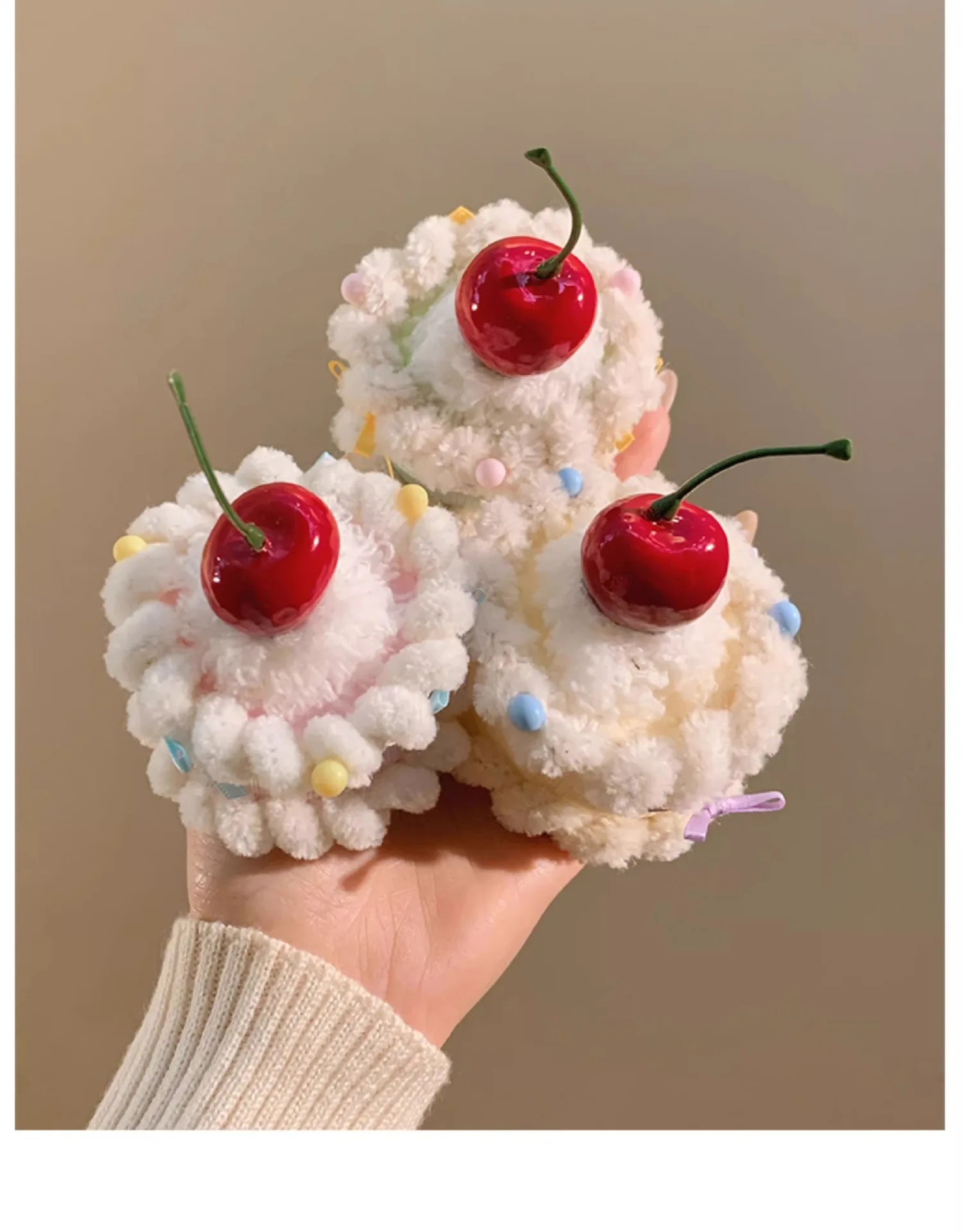 Lolita Spitze süße Kirschkuchen Haarspange Kinder Haarnadeln Kopfschmuck Stirnband Zubehör Mädchen Haarschmuck Geschenke – Detail 8
