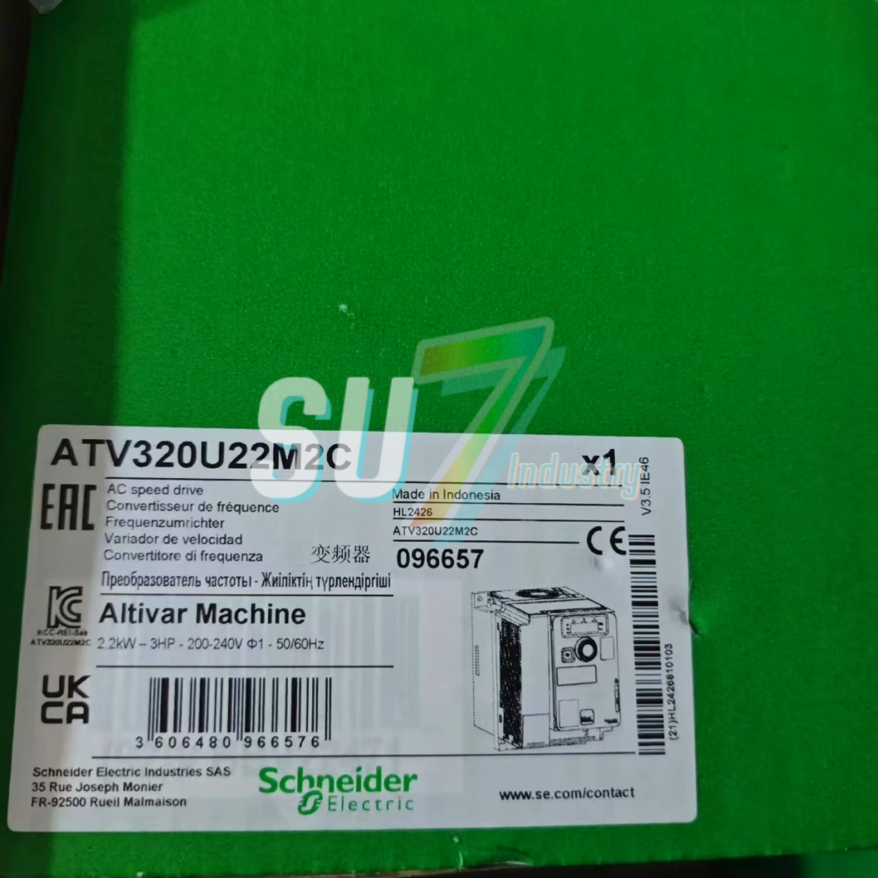 

ATV320U22M2C ATV320U30N4B Frequency Converter New In Box