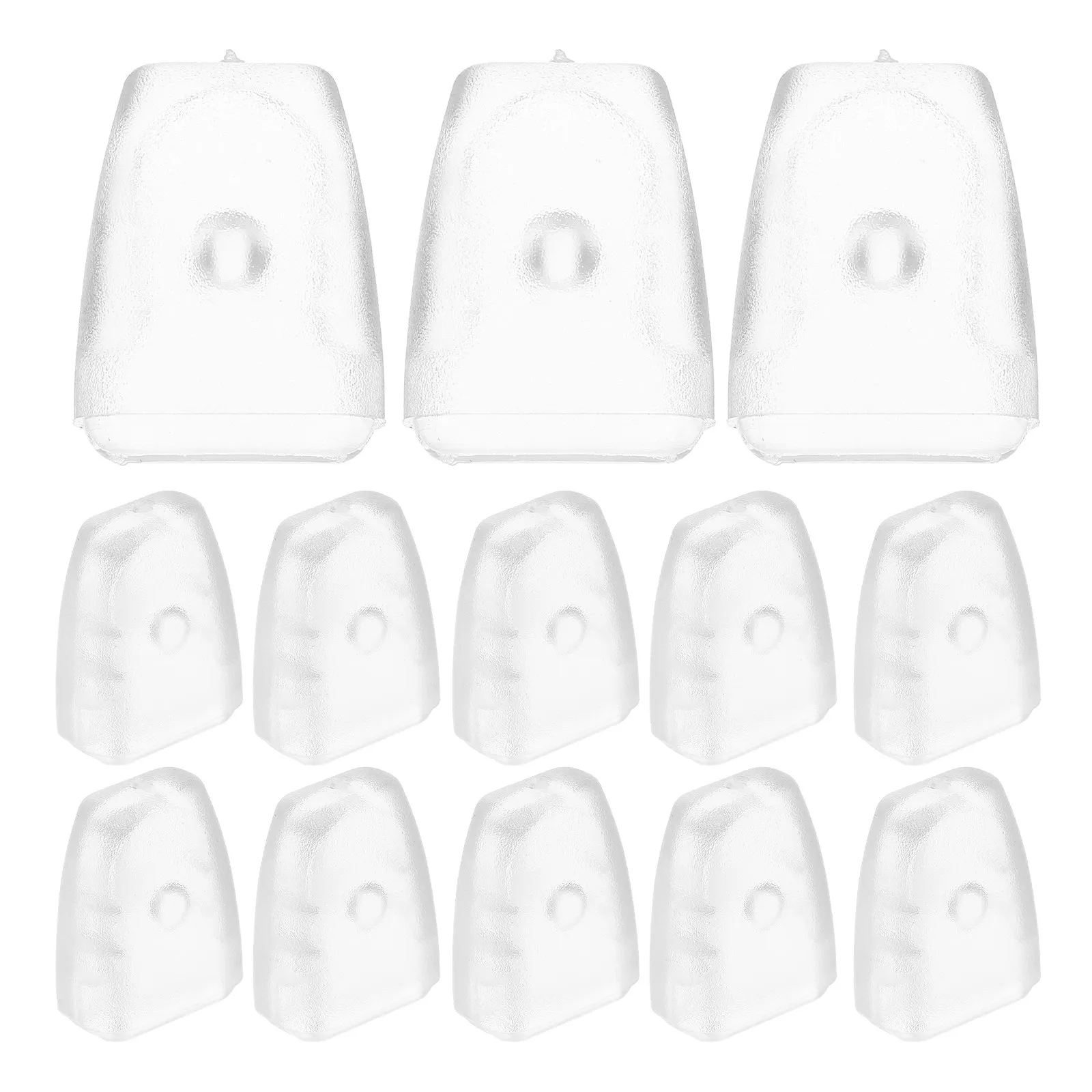 20Pcs PVC Sink Grid Protective Feet Flat Sleeve Draining Basket Foot Pads Kitchen Rack Draining Basket Feet Replacement