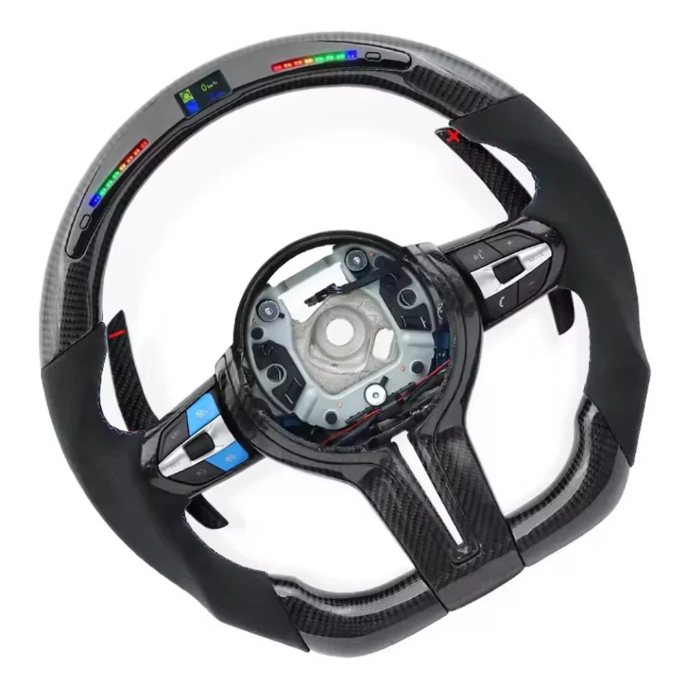 Suede M Sport F01 F06 F10 F11 F12 F20 F21 F22 F25 F26 F30 F31 F32 F33 F34 M3 F80 M4 F82 F90 M5 Steering Wheel For BMW F36
