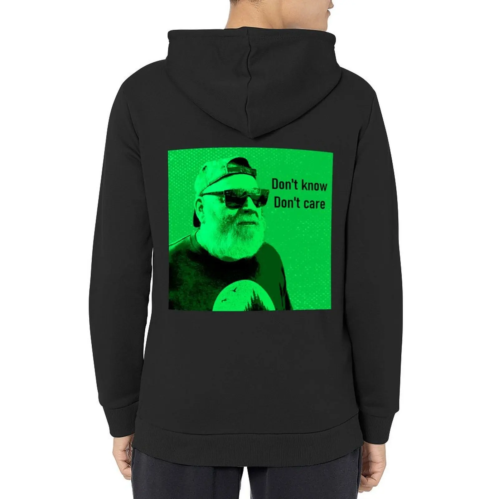 

Don't know, don't care green beard man senior Hoodie autumn jacket men mens clothing men's sweat-shirt autumn hoodie