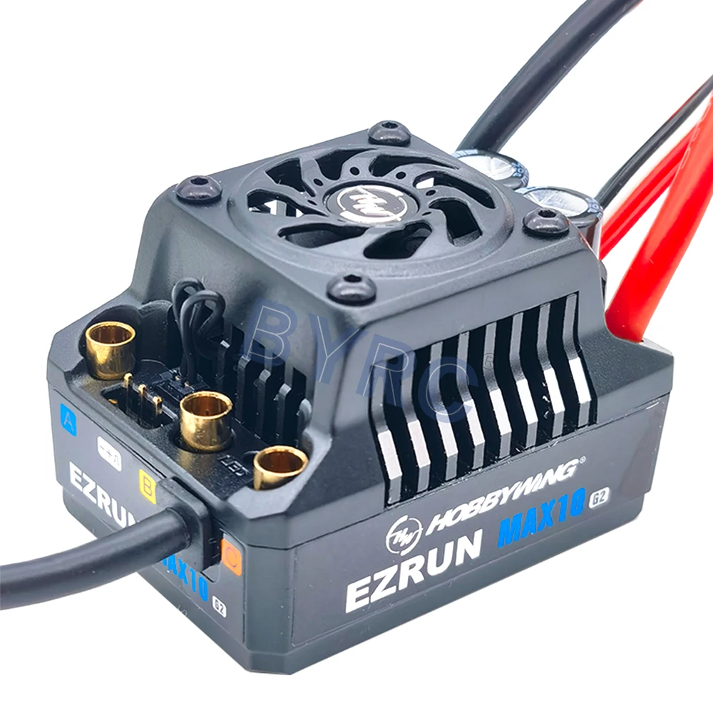 جديد HobbyWing EZRUN MAX10 G2 80A Sensored فرش ESC مع 3652 SD G3 5400/4100/ 3300KV فرش السيارات ل 1/10 RC سيارة